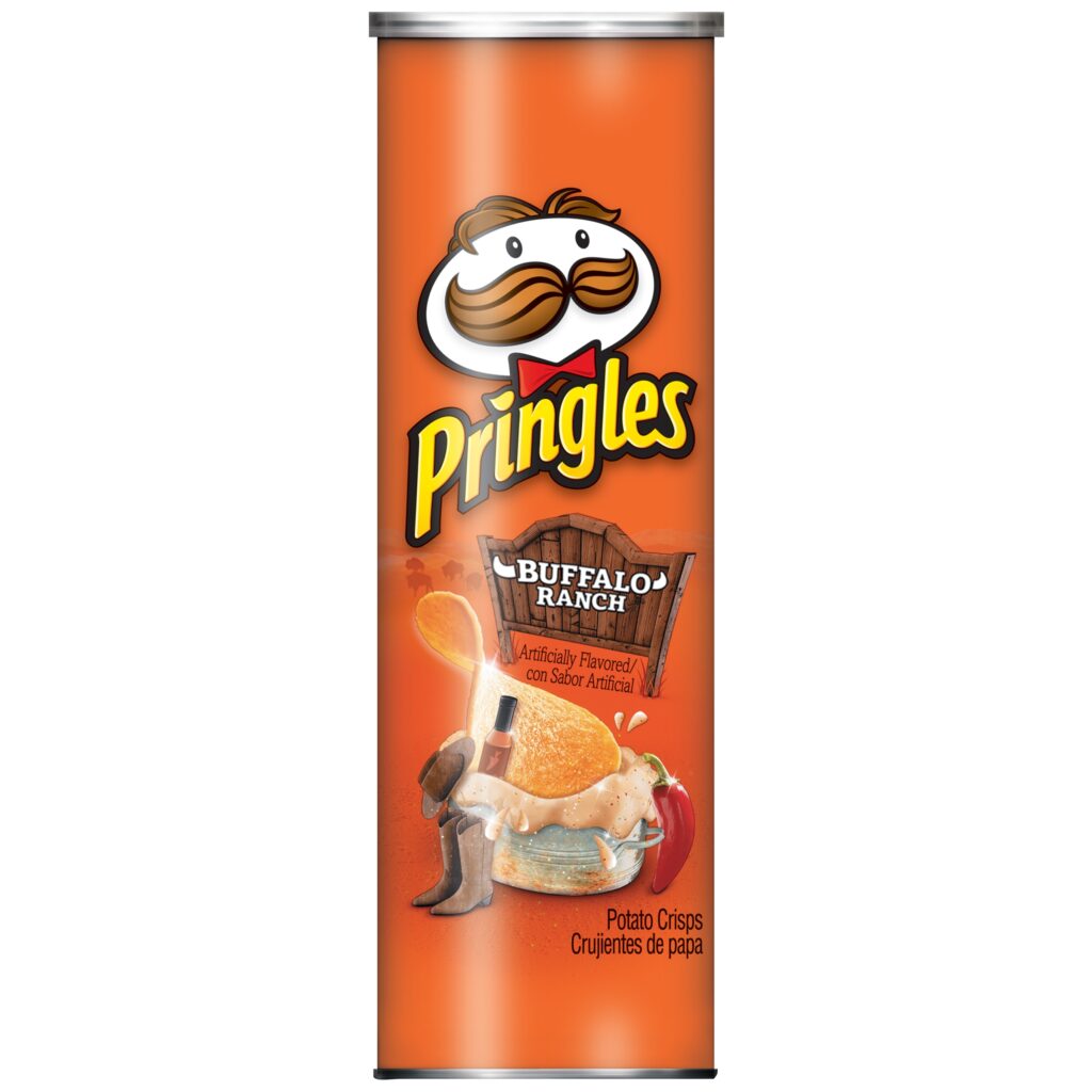 Pringles Large Buffalo Ranch 155g – Single – American Soda